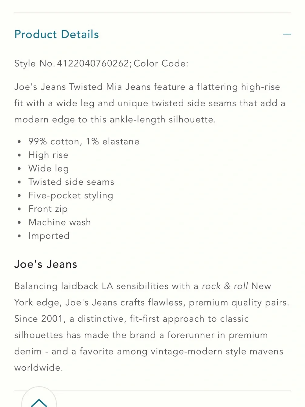 ✨Joe’s Jeans✨